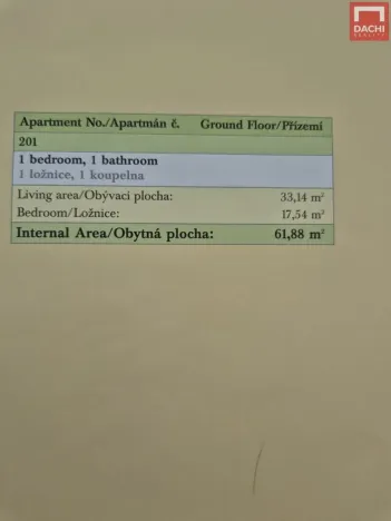 Prodej bytu 2+kk, Statenice, Zelená, 61 m2