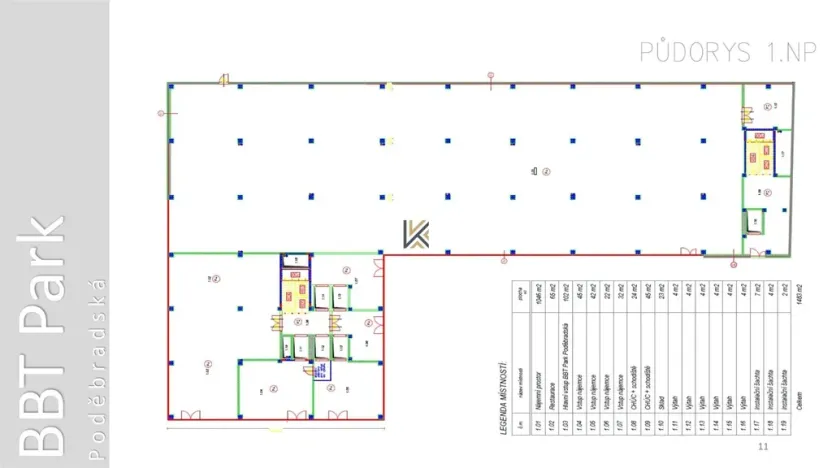 Pronájem obchodního prostoru, Praha - Vysočany, Poděbradská, 1000 m2
