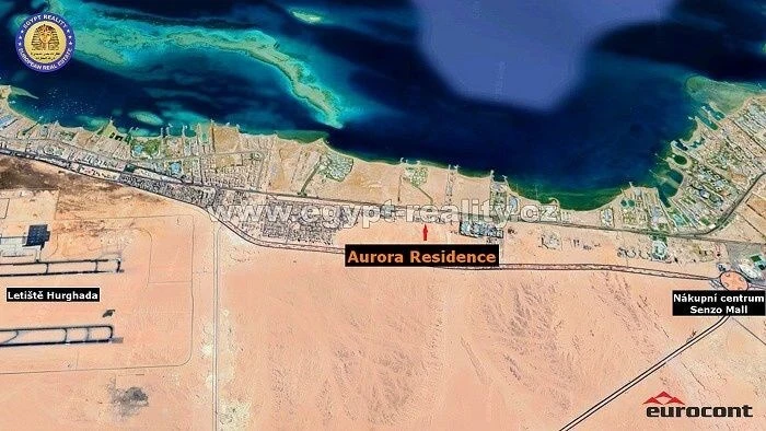 Prodej bytu 1+kk, Hurghada, Egypt, Hurghada, Ismailia Road, 57 m2