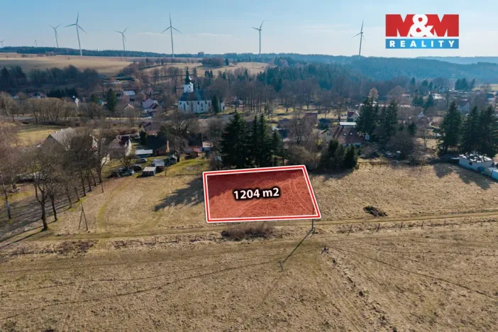 Prodej pozemku pro bydlení, Jindřichovice, 1204 m2