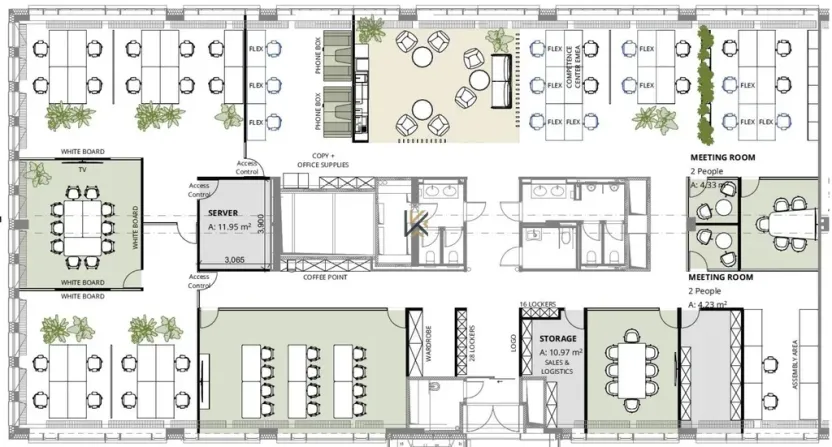 Pronájem kanceláře, Praha - Dejvice, Generála Píky, 620 m2