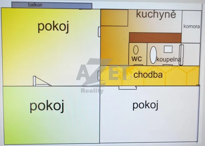 Prodej bytu 3+1, Králíky, 69 m2