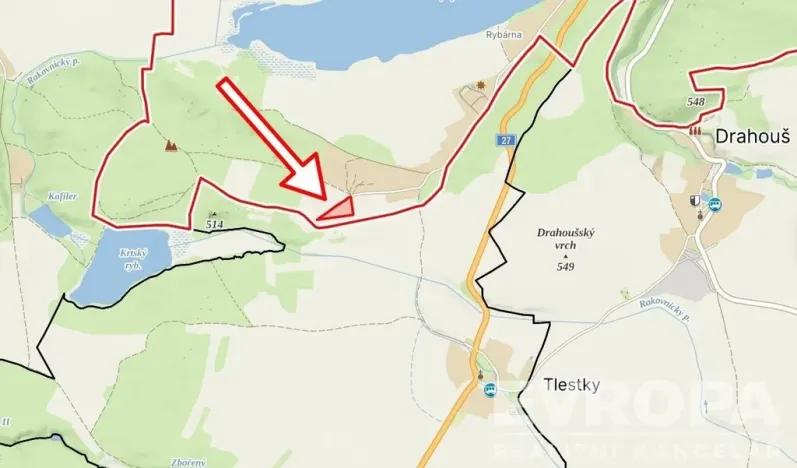 Prodej pole, Jesenice, 4690 m2