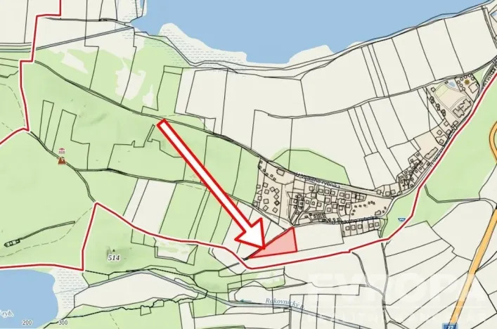 Prodej pole, Jesenice, 4690 m2