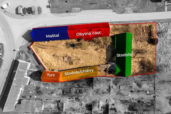 Prodej zemědělské usedlosti, Lišov - Horní Slověnice, 900 m2