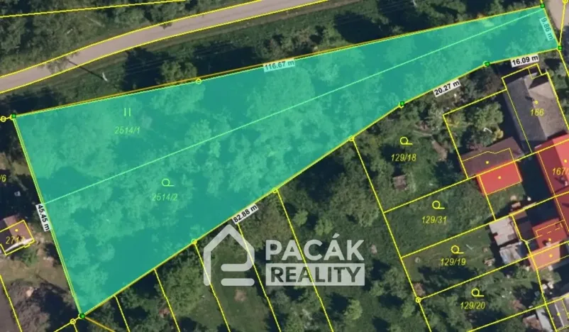 Prodej zahrady, Týn nad Bečvou, 2791 m2