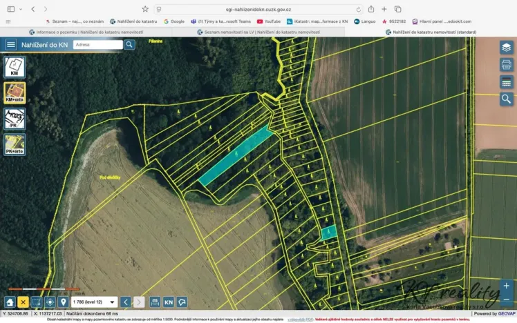 Prodej lesa, Šišma, 2141 m2