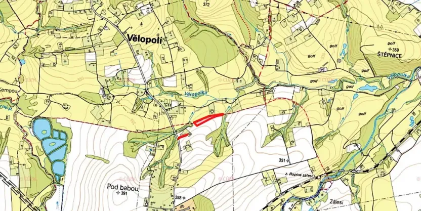 Prodej pole, Střítež, 8695 m2