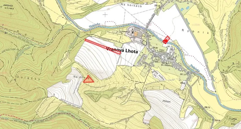 Prodej pole, Vranová Lhota, 9711 m2