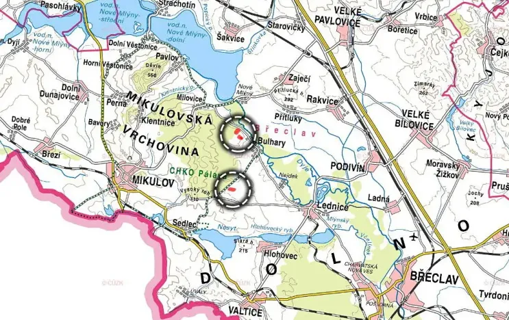 Prodej sadu/vinice, Bulhary, 93618 m2