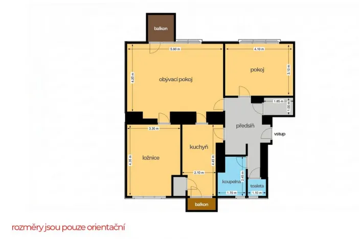 Prodej bytu 3+1, Praha - Strašnice, U kombinátu, 77 m2