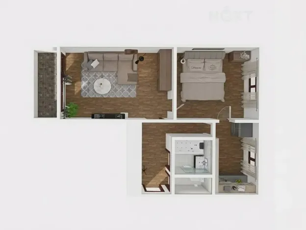 Prodej bytu 2+1, Havířov, Nad Terasou, 53 m2