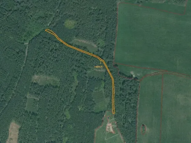 Dražba pozemku, Kladruby, 1744 m2