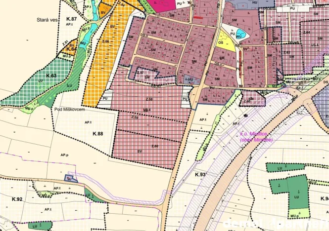 Prodej pozemku pro bydlení, Mirotice, K Miškovci, 1014 m2