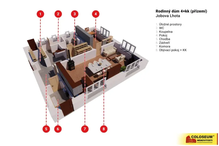 Prodej rodinného domu, Kněževes - Jobova Lhota, 175 m2