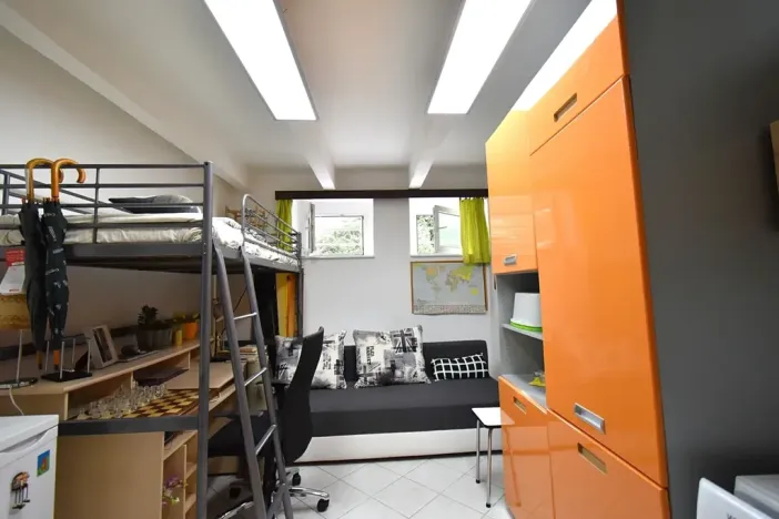 Pronájem bytu 1+kk, Praha - Střešovice, náměstí Před bateriemi, 17 m2