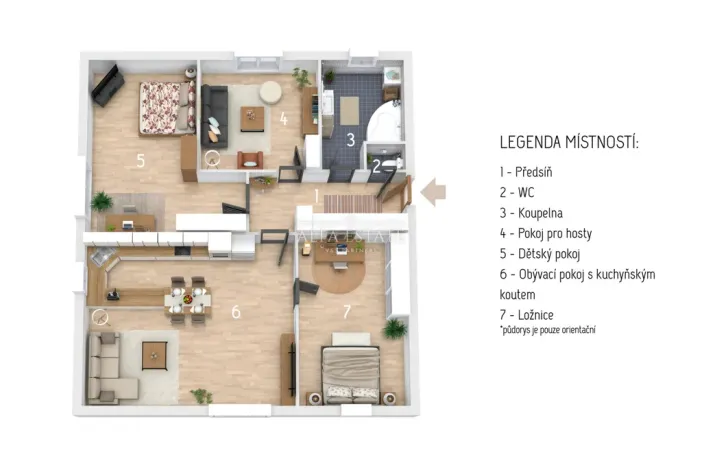 Prodej bytu 4+kk, Chodov, Bezručova, 120 m2