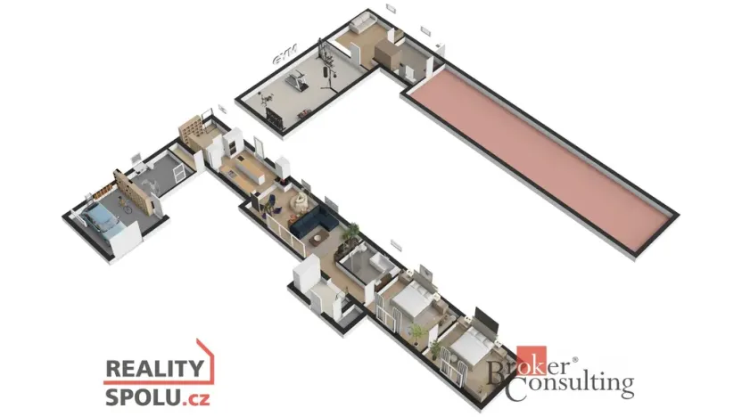 Prodej rodinného domu, Zlonín, U Rybníka, 291 m2