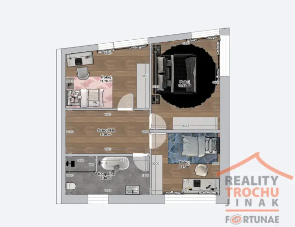 Prodej rodinného domu, Hradec Králové, Na Konečné, 107 m2