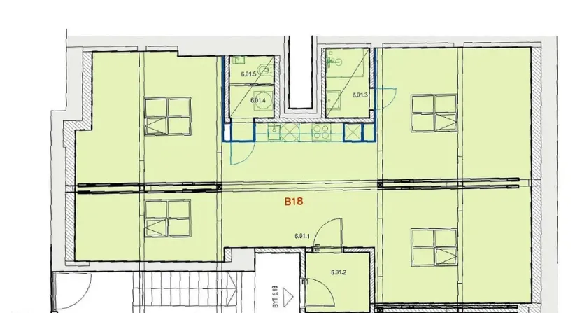 Pronájem bytu 1+kk, Praha - Nové Město, Podskalská, 97 m2