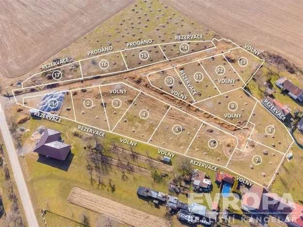 Prodej pozemku pro bydlení, Zvěstovice, 804 m2