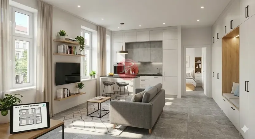 Prodej bytu 2+kk, Ostrava, Plzeňská, 48 m2
