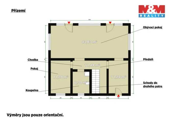 Prodej rodinného domu, Vodochody - Hoštice, Na Kopečku, 168 m2