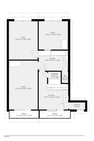 Pronájem bytu 3+1, Brno, Herčíkova, 80 m2