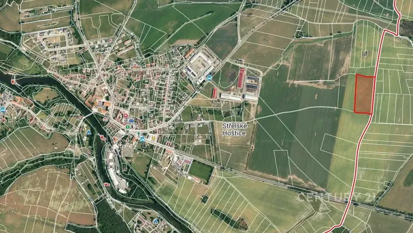 Prodej pole, Střelské Hoštice, 32521 m2