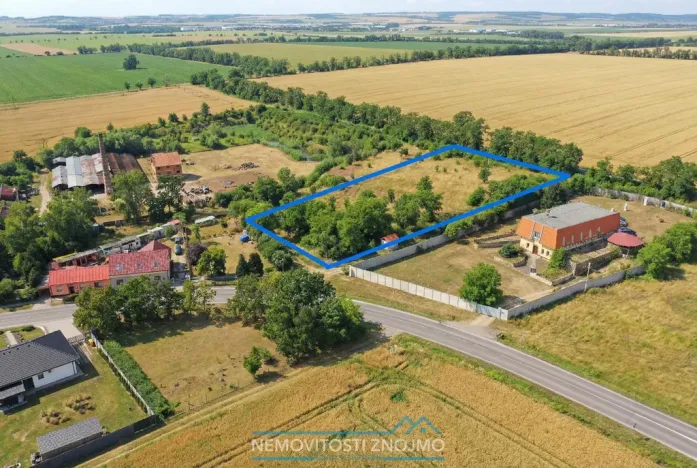 Prodej pozemku pro bydlení, Jiřice u Miroslavi, 6663 m2