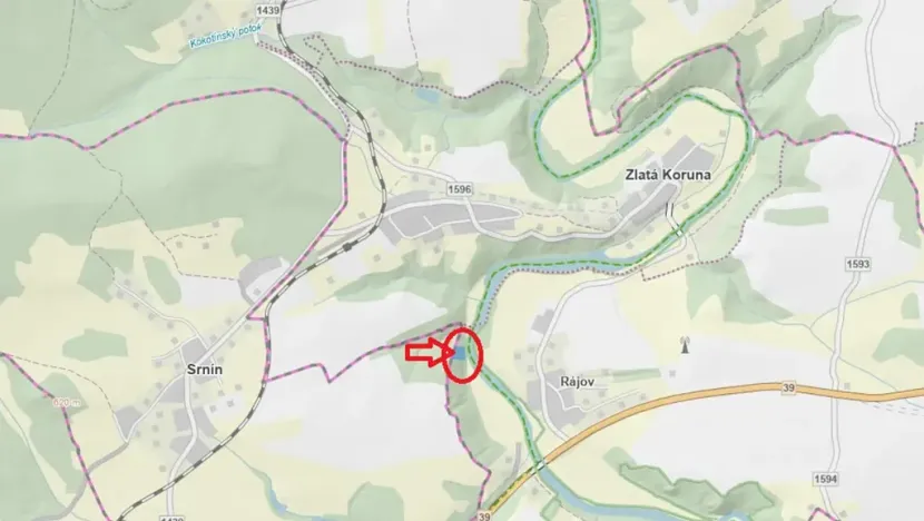 Prodej lesa, Zlatá Koruna, 2337 m2