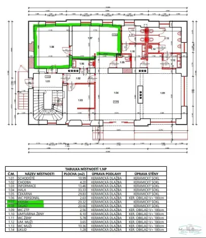 Pronájem kanceláře, Jindřichův Hradec - Jindřichův Hradec II, U Nádraží, 55 m2