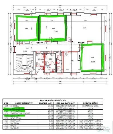 Pronájem kanceláře, Jindřichův Hradec - Jindřichův Hradec II, U Nádraží, 55 m2