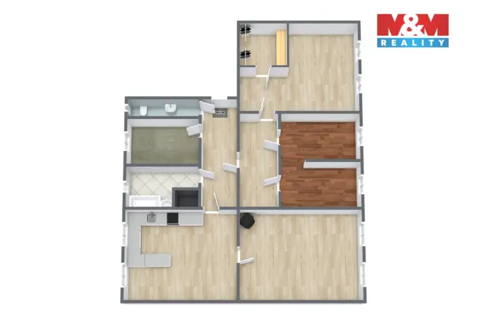 Prodej bytu 4+1, Kraslice, Čs. armády, 136 m2