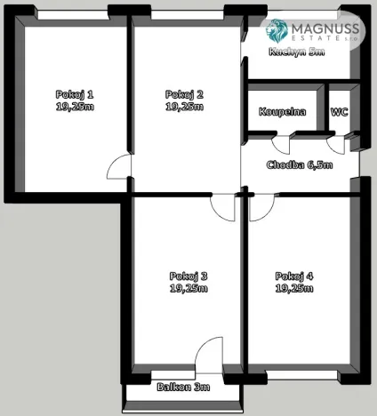 Prodej bytu 4+1, Přerov, Sokolská, 96 m2