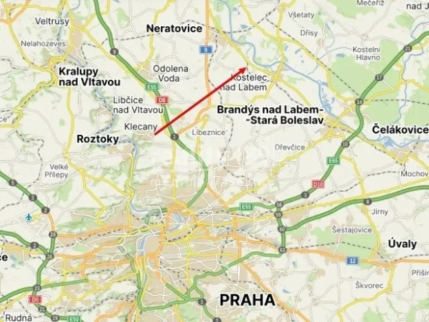 Prodej pozemku pro bydlení, Kostelec nad Labem, Za Drahou, 847 m2