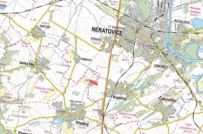 Prodej pole, Předboj, 13138 m2