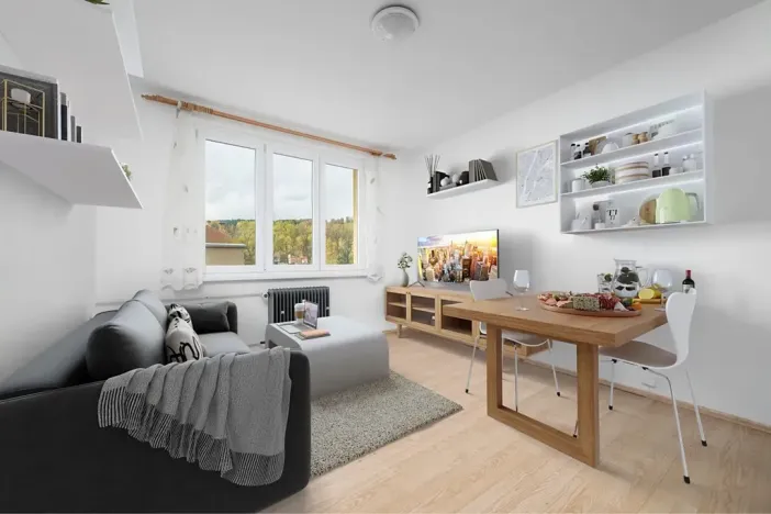 Pronájem bytu 1+kk, Velké Hamry, 25 m2