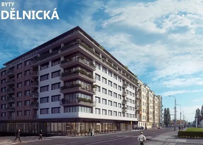 Pronájem bytu 2+kk, Praha - Holešovice, V háji, 57 m2