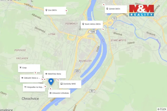 Prodej bytu 2+1, Děčín - Děčín VI-Letná, Krásnostudenecká, 51 m2