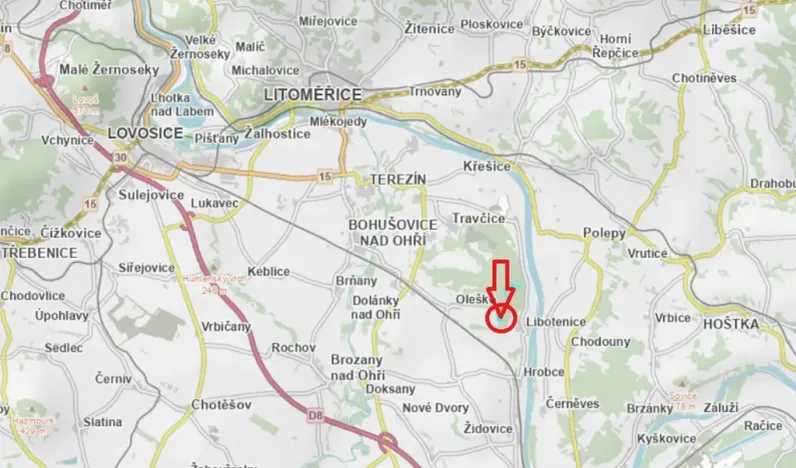 Prodej lesa, Libotenice, 17863 m2