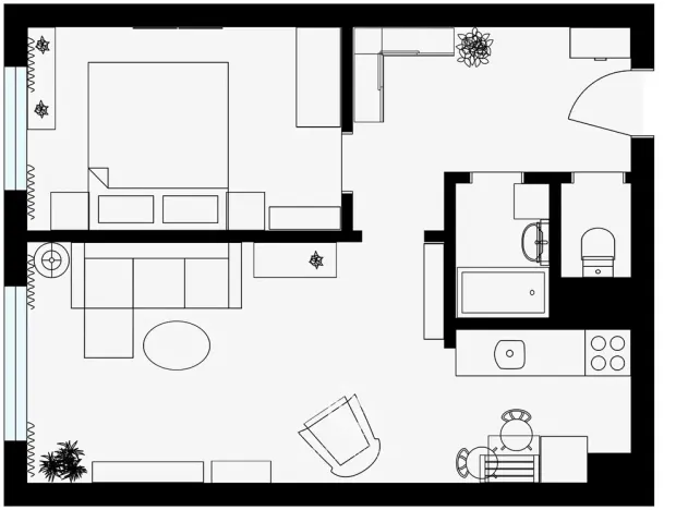 Prodej bytu 2+kk, Praha - Řepy, Galandova, 45 m2