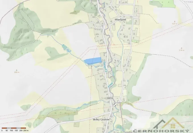 Prodej pole, Brniště - Velký Grunov, 9639 m2