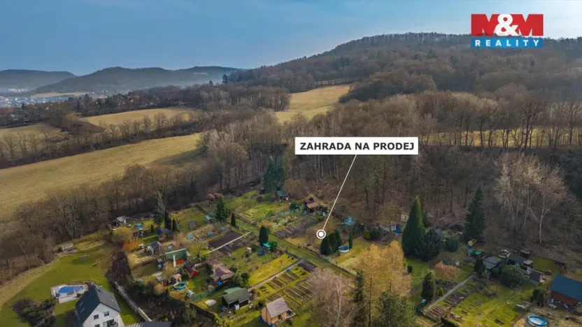 Prodej zahrady, Děčín - Děčín XXI-Horní Oldřichov, 512 m2