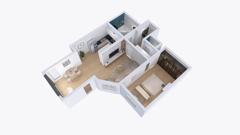 Pronájem bytu 2+kk, Zábřeh, Na Výsluní, 60 m2