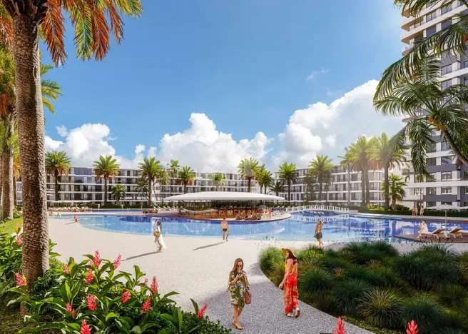 Prodej bytu 2+kk, Trikomo, Kypr, 50 m2