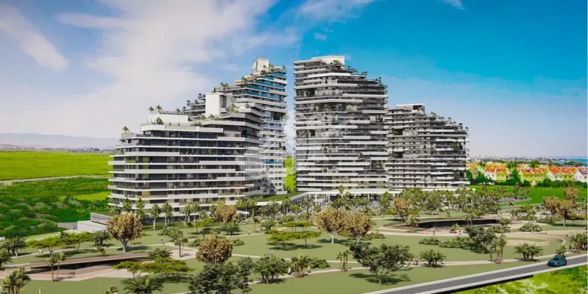 Prodej bytu 2+kk, Trikomo, Kypr, 60 m2