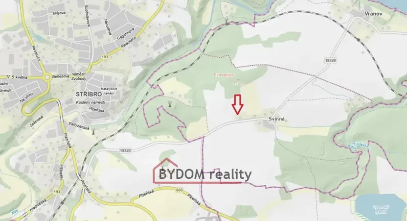 Prodej pozemku pro bydlení, Vranov, 866 m2