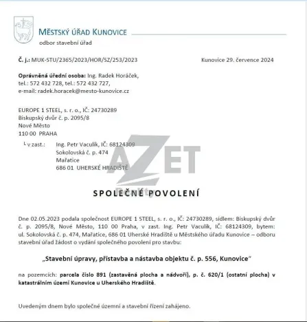 Prodej rodinného domu, Kunovice, Lidická, 650 m2