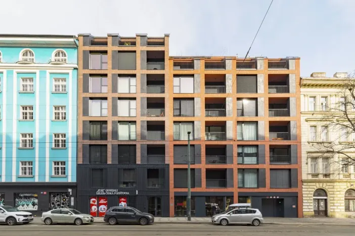 Pronájem bytu 2+kk, Praha - Karlín, Sokolovská, 55 m2